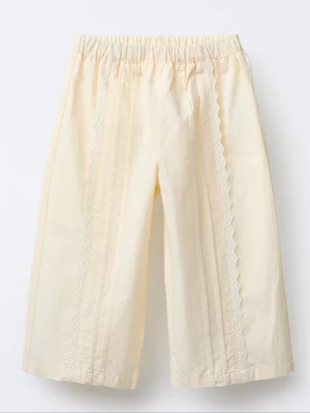 Zara Girl's Poplin Lace Pants